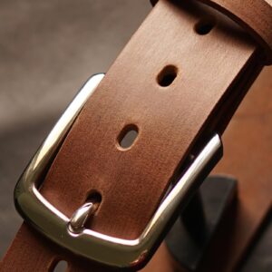 Brown Silver Belt 4 CM