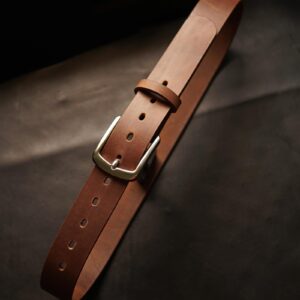 Brown Silver Belt 4 CM