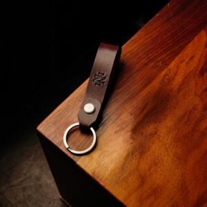 Brown Silver KeyChain