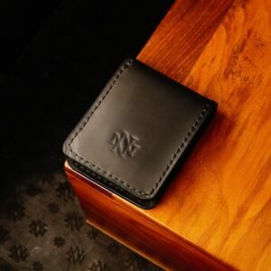 Black Modern Bifold Wallet