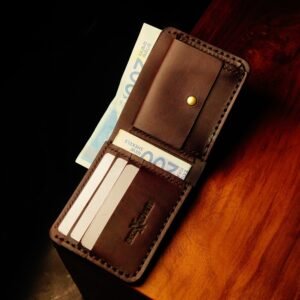 Brown Modern Bifold Wallet